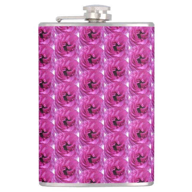 Flasques Fuchsia Ranunculus - Design Floral moderne (Devant)