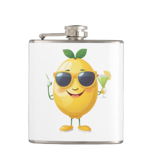 Flasques Fun citron Vacances joyeuses Tropical Drink Party