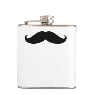 Flasques Funky Hipster Mustache