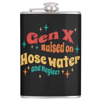Flasques Funny Gen X élevé sur l'eau du tuyau et Néglect
