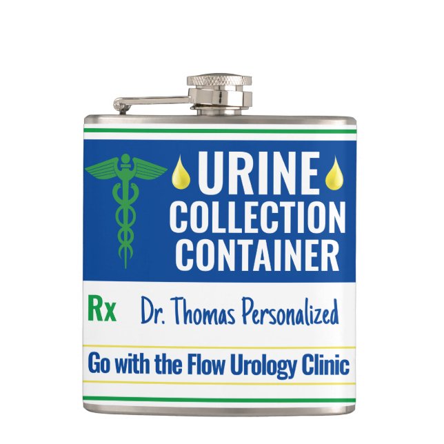 Flasques Funny Novelty Doctor Nurse Collection d'urine pers (Devant)