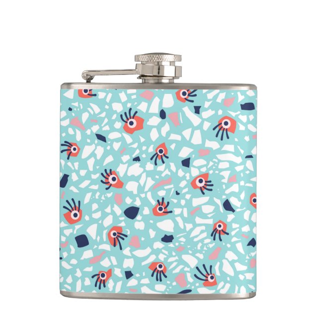 Flasques Funny Terrazzo Motif Enfants (Devant)