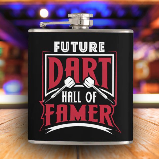 Flasques Futur Dart Hall of Famer Flask 6 oz. (Créateur téléchargé)