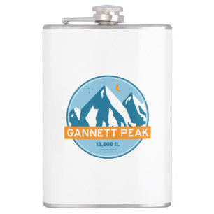 Flasques Gannett Peak Wyoming Stars Moon