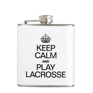 FLASQUES GARDER LE CALME ET JOUER LACROSSE