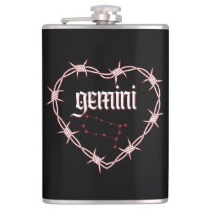 Flasques Gemini Constellation gothique foncé Celeste Edgy