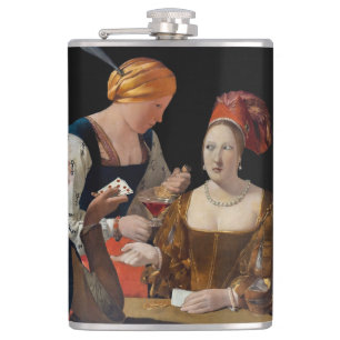 Flasques Georges de la Tour - Cheat avec l'As des Diamants