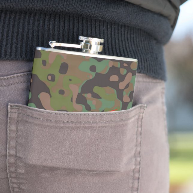 Flasques GI Top Secret Groom Celebration Camouflage Party (In Situ)