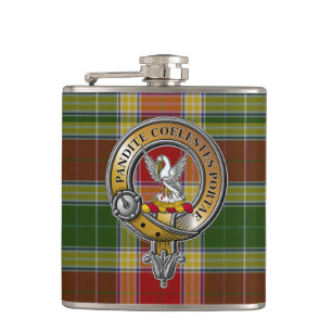 Flasques Gibbs Gibsone Tartan & Badge