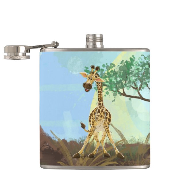 Flasques Giraffe de la Parade Animale (Ouvert)