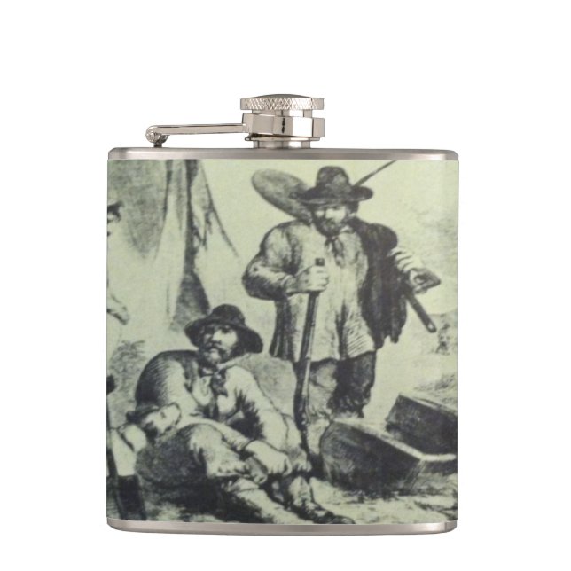 Flasques Gold Diggers Art Vintage (Devant)