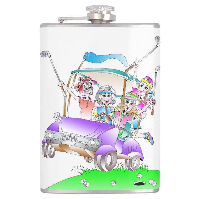 FLASQUES GOLF FLASK (Devant)