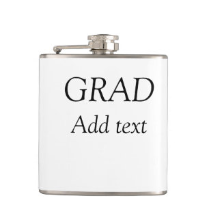 Flasques Grad simple graduation minimale élégante typo mode