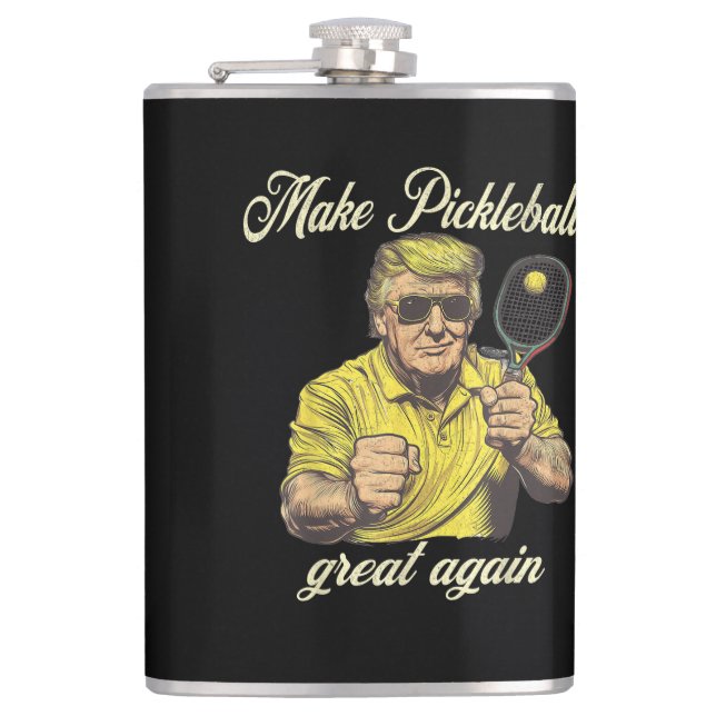 Flasques Graphiques amusants pour les amateurs de pickle ba (Devant)