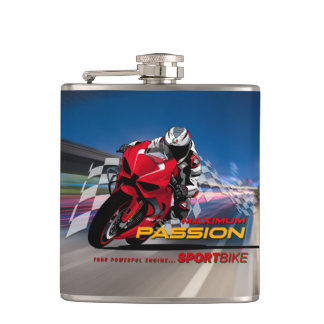 Flasques Graphisme de course de Superbike Maximum Passion B