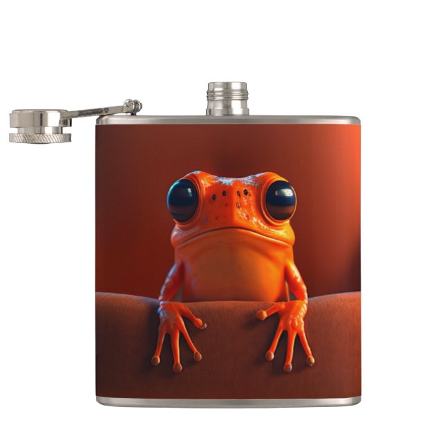 Flasques Grenouille orange (Ouvert)