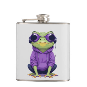 Flasques Grenouille portant Sweat - shirt à capuche drôle C