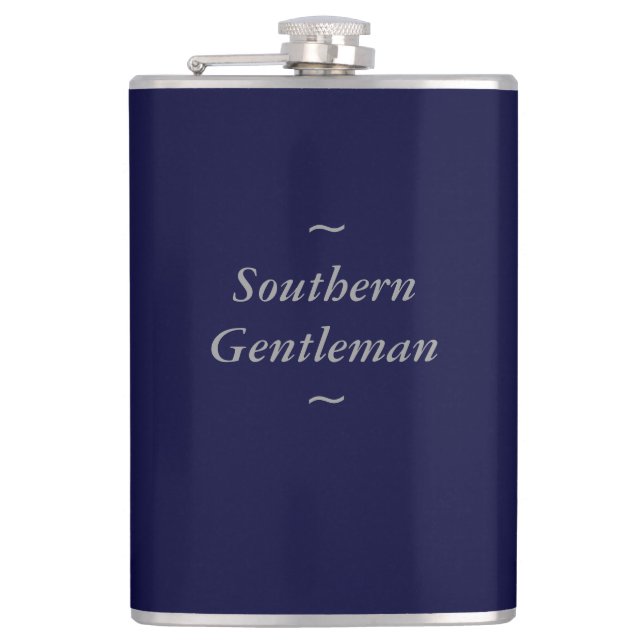 Flasques GRIS CHIC " de monsieur du sud" de FLASK_ SUR la (Devant)