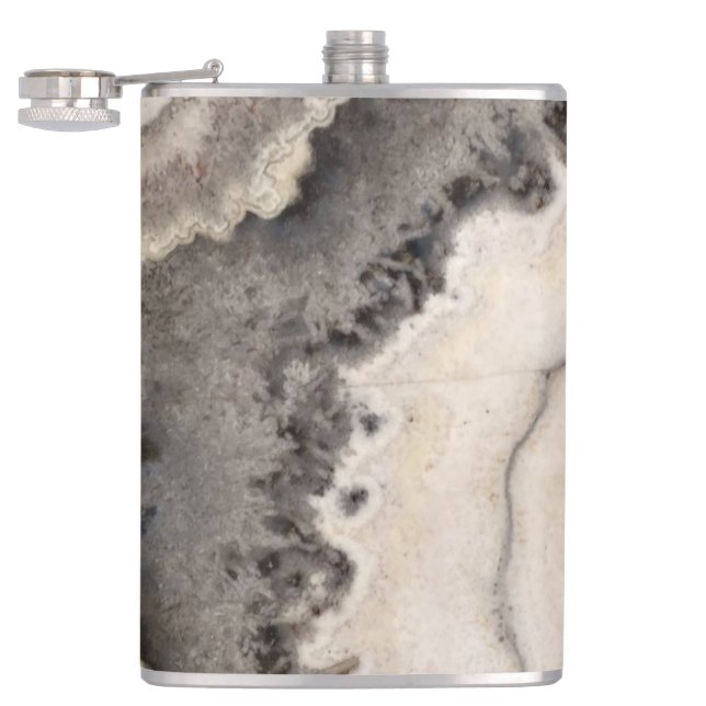Flasques Gris noir blanc agneau (Ouvert)