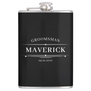 Flasques Groomsmen moderne Cadeau Mariage classique Favoris