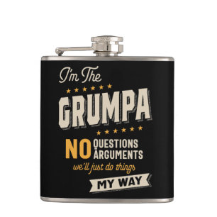 Flasques Grumpa Way Funny Grandpa Fête des pères