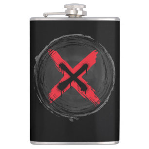 Flasques Grunge Red Xpression
