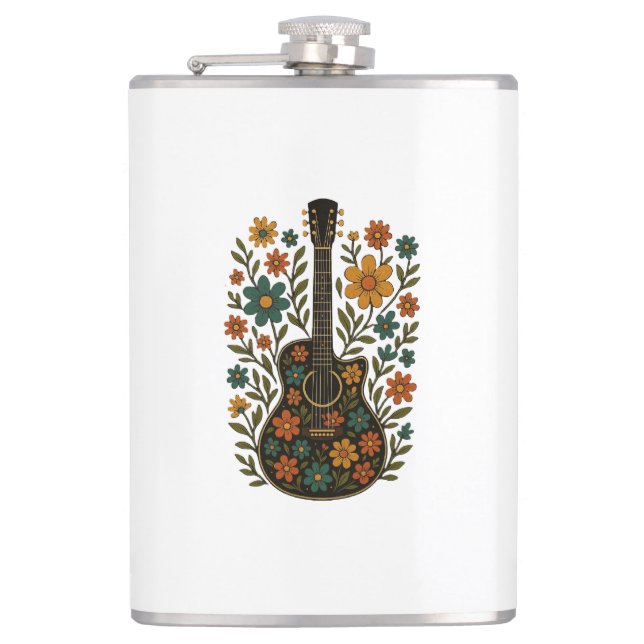 Flasques Guitar & Bloom Designs (Devant)