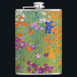 Flasques Gustav Klimt - Jardin des fleurs<br><div class="desc">Jardin aux fleurs - Gustav Klimt en 1905-1907</div>