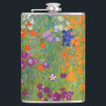 Flasques Gustav Klimt - Jardin des fleurs<br><div class="desc">Jardin aux fleurs - Gustav Klimt en 1905-1907</div>