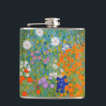 Flasques Gustav Klimt - Jardin des fleurs<br><div class="desc">Jardin aux fleurs - Gustav Klimt en 1905-1907</div>