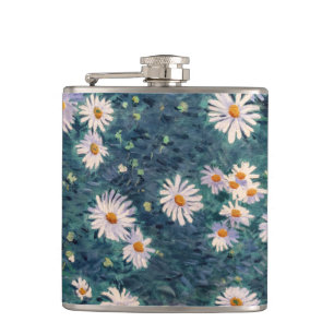 Flasques Gustave Caillebotte - Lit de marguerites, détails