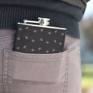 Flasques Halloween, Yeux Violets, Trucs Ou Traitements, Boi