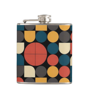 Flasques Harmonie de géométrie pure Bauhaus