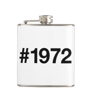 Flasques Hashtag 1972 53 Anniversaire