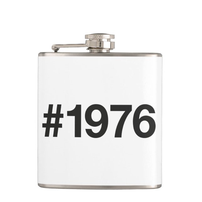Flasques Hashtag 1976 49 Anniversaire (Devant)