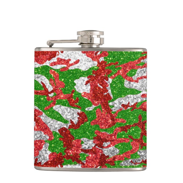 Flasques Haus De Camo Motif Silver Xmas (Devant)