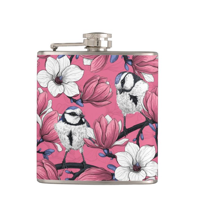 Flasques Heure du printemps en rose (Devant)