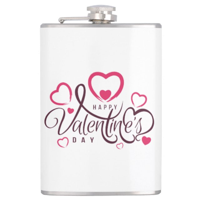 FLASQUES HEUREUSE SAINTE-VALENTIN ! (Devant)