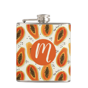 Flasques Hiya Papaya Motif