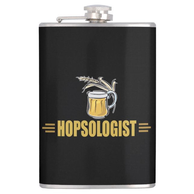 Flasques Hopsologue de bière drôle (Devant)