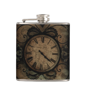 Flasques Horloge vintage gothique antique Mur Steampunk