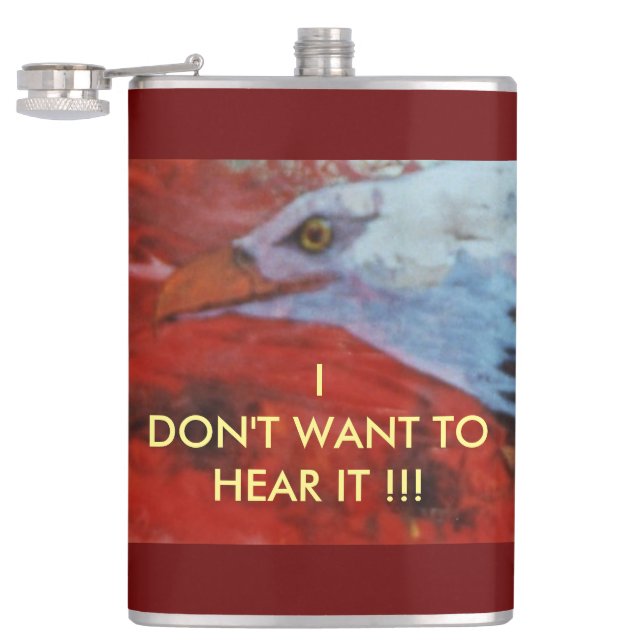 Flasques Hot Heads, JE NE VEUX PAS L'ENTENDRE (Ouvert)