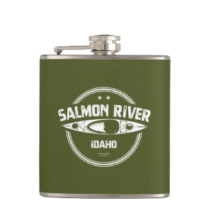 Flasques Idaho, rivière saumon