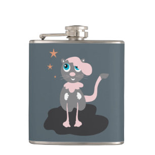 Flasques Illustration de chat pour enfants, chaton de dessi