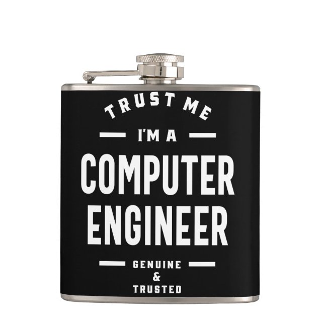 Flasques Ingénieur informatique Travail Titre du travail Ca (Devant)