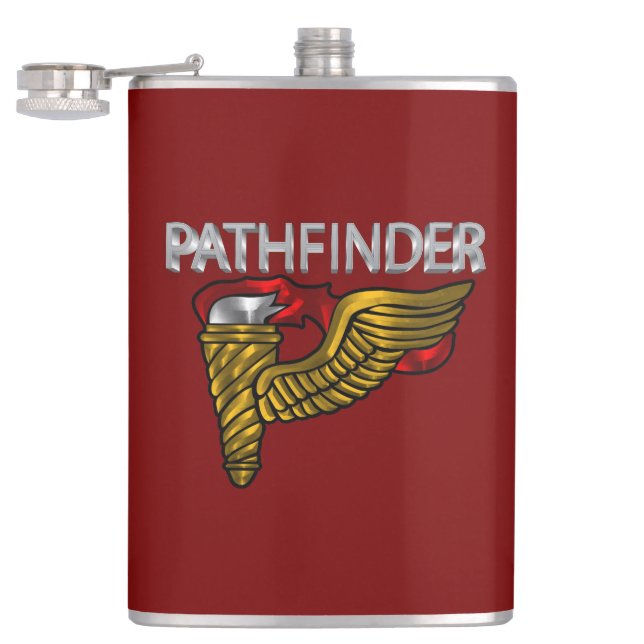 Flasques Insigne de Pathfinder - “Pathfinder” Rouge (Ouvert)