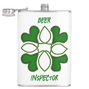 Flasques Inspecteur de la bière St patrick Croix celtique e