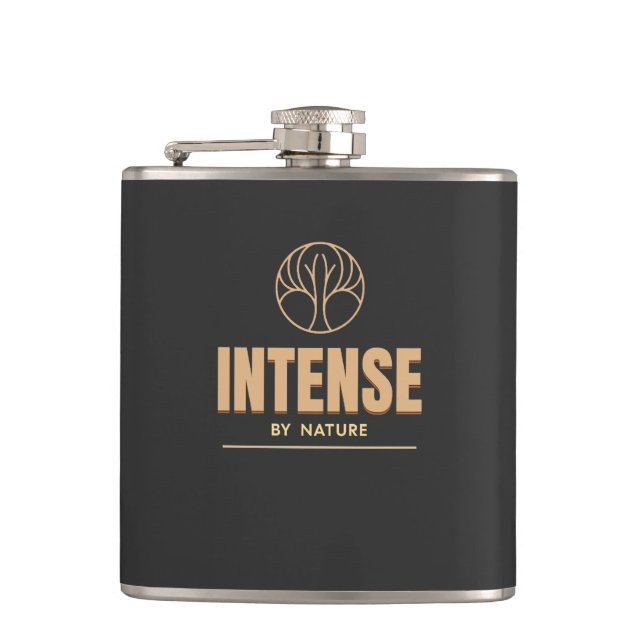 Flasques Intense Par Nature Citation Motivation (Devant)
