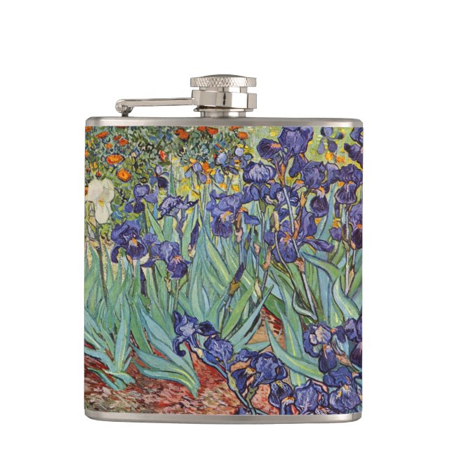 Flasques Iris de Van Gogh Peinture Impressionniste (Devant)