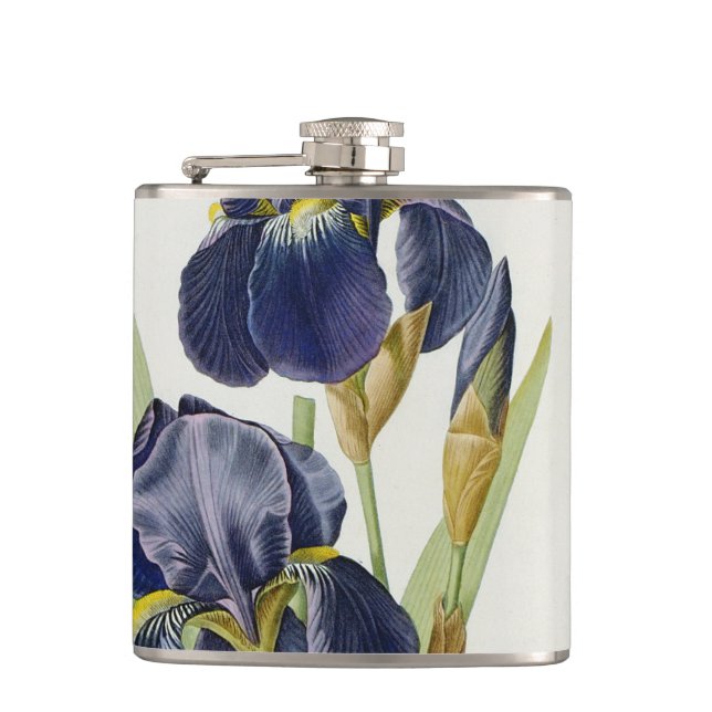 Flasques Iris Germanica, de "Les Liliacees", 1805 (Devant)